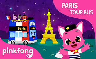 Pinkfong Paris Tour Bus - Wheels on the Bus