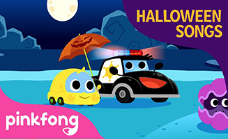 Pinkfong Police Car and Halloween Candy - Halloween Songs