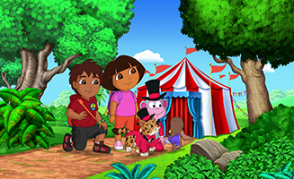 Dora the Explorer S07E19 Boots and Baby Jaguars Amazing Animal Circus