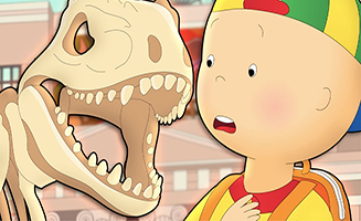 Caillous New Adventures S04E13 Caillou at the Dinosaur Museum