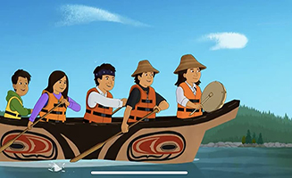 Molly of Denali S01E22 Rocky Rescue - Canoe Journey