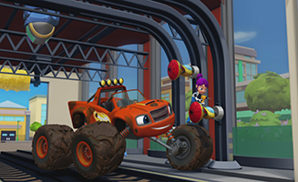 Blaze and the Monster Machines S01E15 Trouble at the Truck Wash
