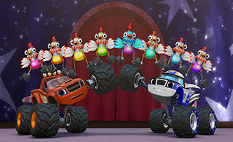 Blaze and the Monster Machines S04E01 The Chicken Circus